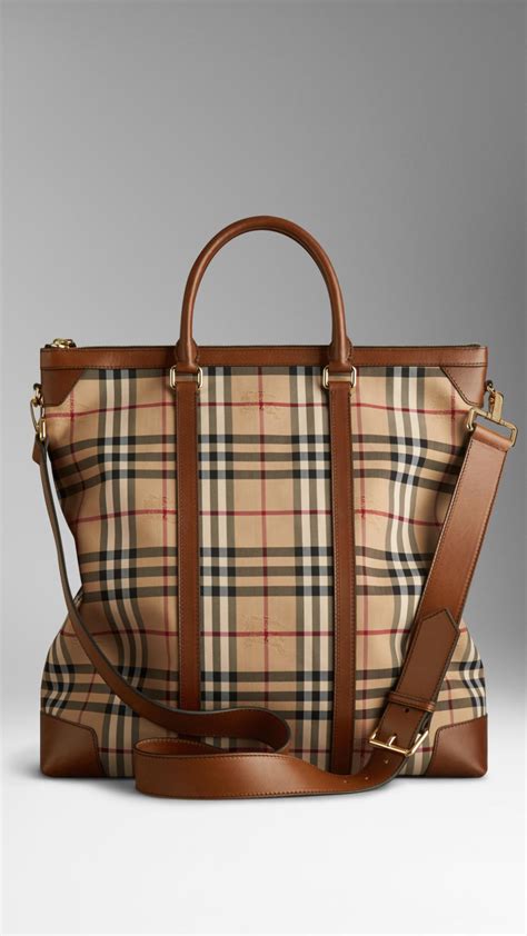 burberry oversized leather tote bag|extra large Burberry tote bag.